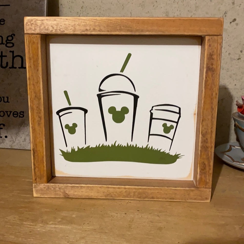 Disney Starbucks inspired art
